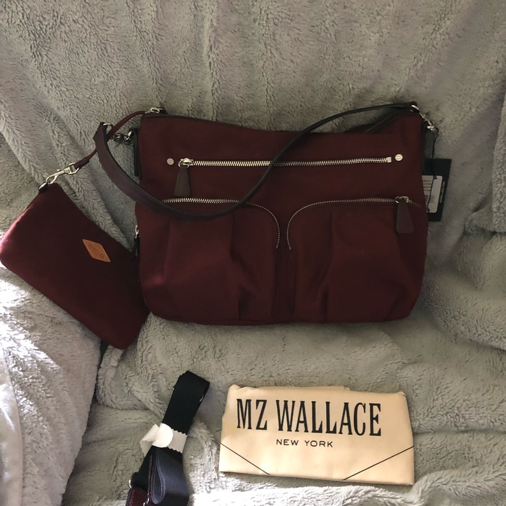 MZWallace Roxy Hobo purse / bag pomegranate XLarge